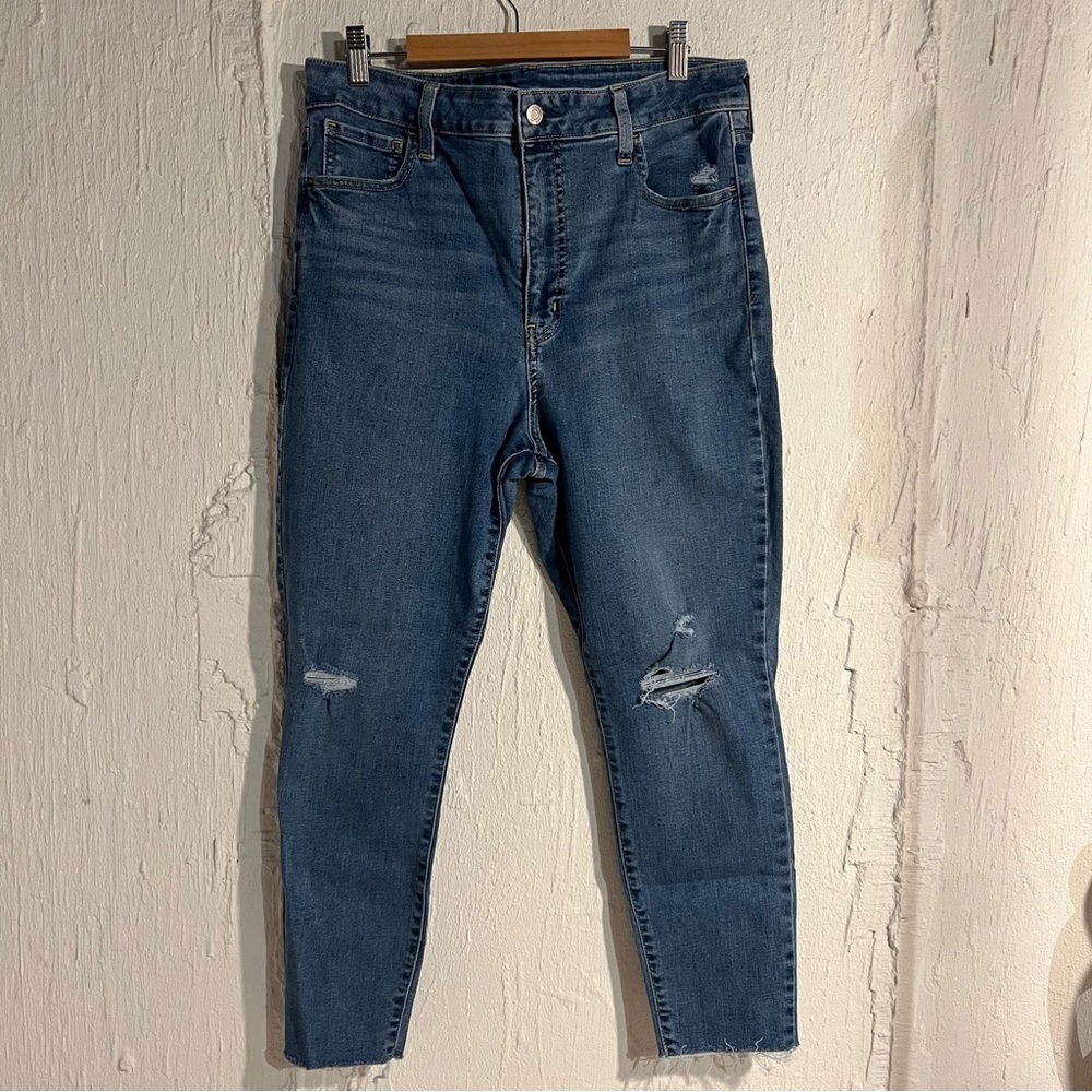 GAP • universal jegging sky high blue jean short